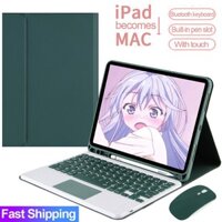 Ốp Bao Da Máy Tính Bảng Có Bàn Phím Bluetooth Cho iPad 9.7 10.2 10.9 gen 5 6 7 8 9 10 gen10 Air 2 3 4 5 Pro 9.7 10.5 11 12.9