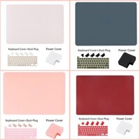 Ốp Bảo Vệ 3 Trong 1 Cho Macbook Air M2 A2681 Pro 14 13 inch A2442 A2485 M1 A2337 A2338 Air 2020 A2179 A2289 A2251 ID Retina 12 15 16 inch Touch bar 2018 A146632 A132