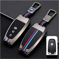 Ốp Bảo Vệ Chìa Khóa Xe Ford Ecosport, Ranger, Everest 2018 - 2021 Hợp Kim Kẽm Cao Cấp