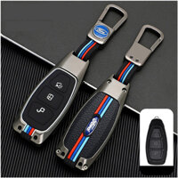 Ốp Bảo Vệ Chìa Khóa Xe Ford Ecosport, Focus, Fiesta Hợp Kim Kẽm Cao Cấp (Mẫu Chìa Thông Minh)