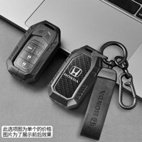Ốp Bảo Vệ Chìa Khóa Xe Hơi Honda CRV rp8 Civic Accord Xrv Binzhi Bằng Hợp Kim Sợi Carbon