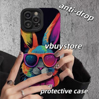 Ốp Bảo Vệ Cho Ip 14Plus Ốp Điện Thoại 15Promax Tháng Tư Thỏ Phục Sinh Thỏ Thỏ Doodle Bunny IPhone11 Cao Cấp 12 Hoạt Hình 13 Mềm Xr Quà Tặng