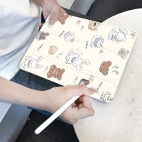 Ốp Bảo Vệ Cho iPad Air 3 Gen 8 Air 5 Air 4 Air 1 Gen 7 Air (13inch) Gen 6 Gen 9 Air 2 Gen 10 Gen 5 Air 6 Graffiti Dễ Thương Có Khe Cắm Bút
