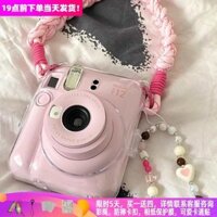 Ốp bảo vệ Creative Girl Love Pink Polaroid mini12 Fuji Camera chống rơi mọi trận đấu