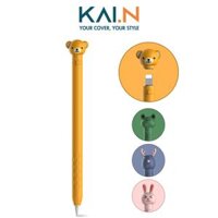 Ốp Bảo Vệ Dành Cho Apple Pencil 1 Apple Pencil 2 Kai.N PenAnimal - Hàng Chính Hãng - Gấu - Apple Pencil 1