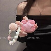 Ốp Bảo Vệ Hộp Đựng Tai Nghe Airpods 3 2 Pro 23 Hình Ngôi Sao Ba Chiều Đính Bóng Lông Xinh Xắn