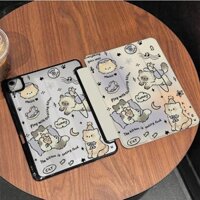 Ốp Bảo Vệ iPad Air 6 Ốp Lưng Funda iPad 10th Gen Air 5th 4th 10.9 Pro 11 4th 3rd iPad 10.2 7th 9th 8th Vỏ Bút Chì