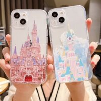 Ốp Bảo Vệ Lâu Đài Disney Điện Thoại Chống Sốc Thích Hợp Cho Iphone 13 Pro 11 Max Xr 6s 7 8 Plus 12 Mini 14 Xs