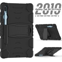 Ốp Bảo Vệ Máy Tính Bảng Bằng PC Cao Su Mềm Kèm Giá Đỡ 3 Lớp Cho Samsung Galaxy Tab S6 10.5 Tab S6