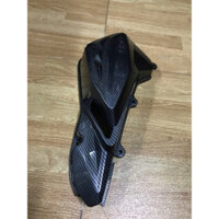 Ốp bầu gió (pô e ) xe PCX (đời 2018->2024) nhựa ABS các bon cao cấp đen bóng