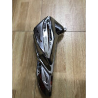 Ốp bầu gió (pô e ) xe PCX (đời 2018->2024) nhựa ABS xi trắng cao cấp sáng bóng trắng