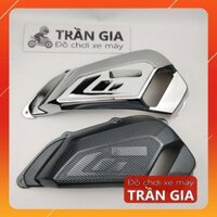 Ốp bầu gió xe SH nam năm 2017-2018-2019 bản 125i 150i xi inox carbon chụp pô e Sh Việt 125 150
