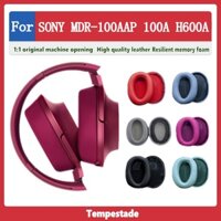 Ốp Bọc Bảo Vệ Tai Nghe SONY MDR 100AAP 100A H600A Bằng Chất Liệu Da