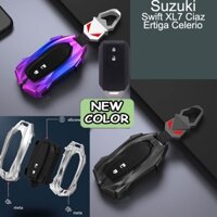 Ốp Bọc Chìa Khóa Điều Khiển Từ Xa Bằng Kim Loại Chống Va Chạm Cho Xe Hơi Suzuki XL7 Swift Ciaz Ertiga Celerio