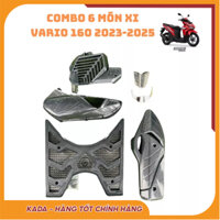 Ốp Cacbon Vario 160 năm 2022-2024 Bao gồm: Bô + Bầu + Quạt + Thảm + Mỏ Rè Trước Sau chính hãng Artistar