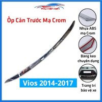 Ốp cản trước Vios 2014-2015-2016-2017 mạ crom trang trí chống trầy bảo vệ xe