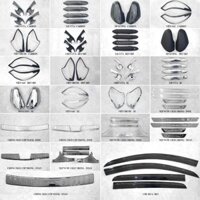 Ốp Carbon Đen nhám mạ crom Vinfast Fadil Artistar