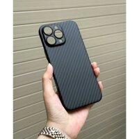 Ốp carbon siêu mỏng slim case ốp lưng nhám không bám vân tay bảo vệ camera chống trầy xước dành cho iphone 12promax 13p