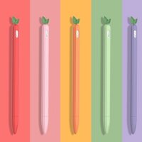 Ốp case trái cây và rau cải bằng silicon cho bút cảm ứng Apple Pencil 2/1,chống rơi,chống bụi
