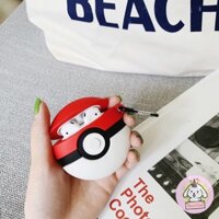 Ốp case vỏ airpods 1 2 3 pro bao đựng tai nghe không dây bóng Pokemon