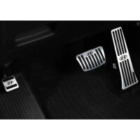 Ốp chân ga chân phanh xe CRETA ,Accent 2018 - 2023 Chất liệu nhôm bọc cao su cao cấp