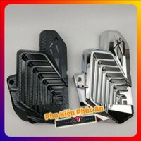 Ốp che két nước xe AB Airblade đời mới nhất 2023 2024 bản 125 160 chụp bảo vệ quạt gió Air blade xi inox carbon