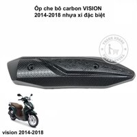 Ốp che pô carbon vision 2014-2018 nhựa xi đặc biệt  006001339