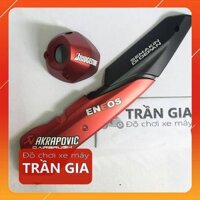 Ốp che pô xe exciter 155 vva + chụp đuôi bô ex 155 màu đỏ đô ex155 2020-2021