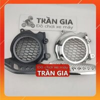 Ốp che quạt gió xe VISION năm 2021-2022-2023-2024 2025 đời mới nhất két nước xi inox cacbon - phụ kiện trang trí