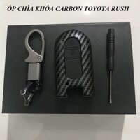 Ốp chìa khóa , bọc khóa carbon chìa khóa xe toyota Rush