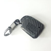 Ốp Chìa Khóa Carbon Xe Toyota Vios/Yaris 2019 đến 2024 - Kèm móc khóa