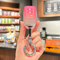 Ốp chìa khóa dùng cho Honda crv vỏ bảo vệ vỏ bảo vệ phù hợp màu hồng Gradient ppu Civic Haoying xrv Fit