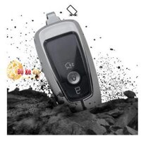 Ốp chìa khóa i10 TUCSON ELANTRA mẫu inox cao cấp kèm móc treo bảo vệ smart key xe ô tô HYUNDAI chính hãng