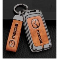 Ốp chìa khóa mazda, bọc chìa khóa Mazda 3, Cx5, CX8, Cx3, Cx30 chất liệu metal cao cấp không han gỉ