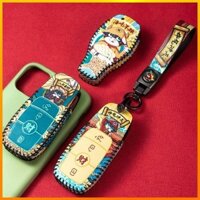 Ốp Chìa Khoá Mercedes Benz Glc300 W204 W212 GLC GLA W205 Vỏ Chìa Khoá Ô Tô Bọc Chìa Khoá Smartkey