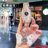 Ốp Chìa Khoá Mercedes Benz GLC260 V260 C180L C200 GLC300 GLA GLK CLA200 bọc chìa khoá smartkey