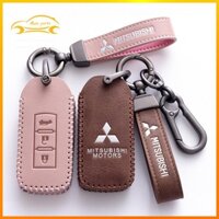 Ốp Chìa Khoá MITSUBISHI Pajero Sport Outlander Pajero Xpander Attrage Focus 2018-19 Vỏ Chìa Khoá Ô Tô Bọc Chìa Khoá Smartkey