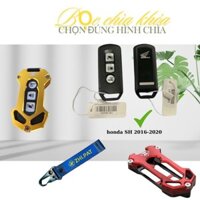 Ốp Chìa Khóa Smartkey Honda SH/SH Mode/PCX 3 Nút - Tặng Móc Khóa Zhipat.