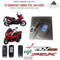 Ốp Chìa Khóa Smartkey PCX, ADV năm 2022 carbon mã [ HON 15]