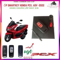 Ốp Chìa Khóa Smartkey PCX, ADV năm 2022 carbon mã [ HON 15] Hàng Cao Cấp Ảnh thật sản phẩm