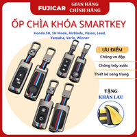 Ốp Chìa Khóa Smartkey 💟𝑭𝑹𝑬𝑬𝑺𝑯𝑰𝑷💟 Ốp Khoá Honda SH, SH Mode, Airblade, Vision, Lead, Yamaha, Vario Chất Liệu Hợp Kim