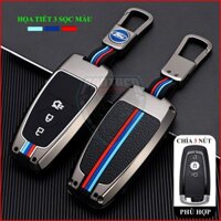 Ốp Chìa Khóa Xe Ford Everest, Ranger Wildtrak, Ecosport, Raptor, Explorer Chìa 2 3 4 Nút Mẫu Hợp Kim