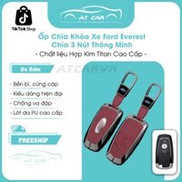 Ốp Chìa Khóa Xe Ford Everet Hợp Kim Titan Cao Cấp