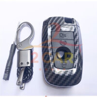 Ốp chìa khóa xe Ford Ranger 18-23, Everest 16-23 vân CACBON cao cấp