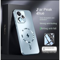 Ốp Cho OPPO FIND X8 X7 Realme Neo 7 Realme 11 pro Ốp Lưng Cứng AG Mờ Cảm Giác Da Nam Châm Sạc Không Dây Ống Kính Bảo Vệ Mặt Sau Cho Realme Noe7 Vỏ Điện Thoại
