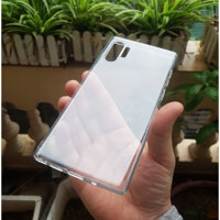 Ốp cho Samsung Galaxy Note 10 Plus - Silicon trong suốt hãng GOR Hàng nhập khẩu