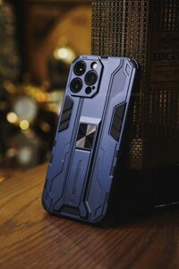 Ốp Chống Lưng Bibercas Cho iPhone 13 Pro Max – Blue