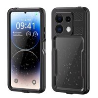 Ốp Chống Thấm Nước IP68 Cho Xiaomi Redmi Note 13 5G Pro Note 12 Note 11S Bơi Lặn Dây Đeo Bảo Vệ Camera Màn Hình Toàn Thân