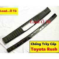 Ốp Chống Trầy Cốp Trong, Ngoài xe Toyota Rush 2018-2025,Sẵn Keo Dán 3M chất liệu Titan