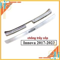 Ốp chống trầy cốp trong ngoài inox cho xe Innova 2018 đến 2023 trang trí xe - GP